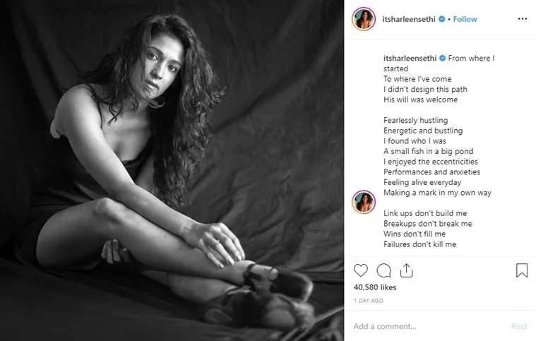 harleen's instagram post