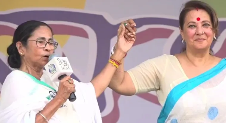 mamata, moonmoon sen, মমতা, মুনমুন সেন, loksabha election 2019, লোকসভা নির্বাচন ২০১৯