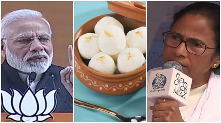 loksabha election 2019, mamata, pm modi, rasgulla, লোকসভা নির্বাচন ২০১৯, মমতা, মোদী, রসগোল্লা