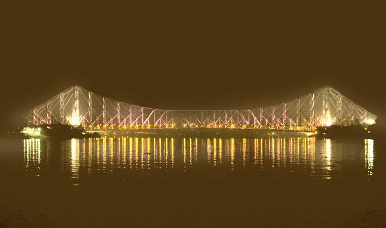 Howrah Bridge at Night