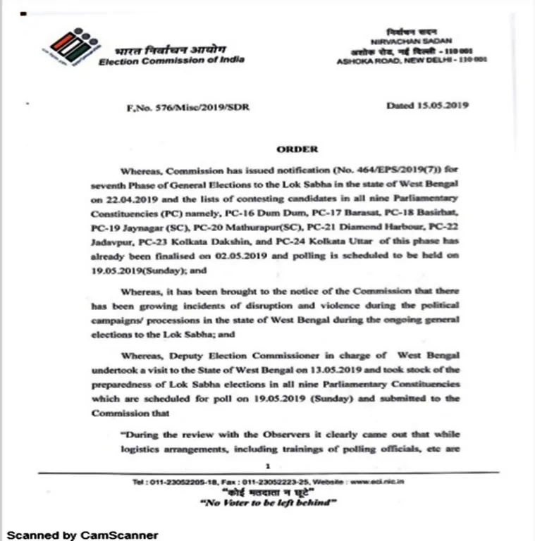 Election commission west Bengal 
