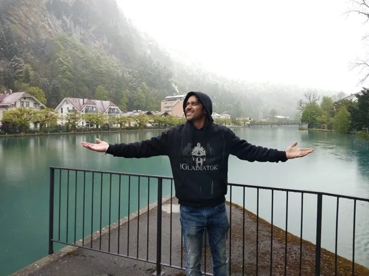 Rezwan in Interlaken, Switzlerland