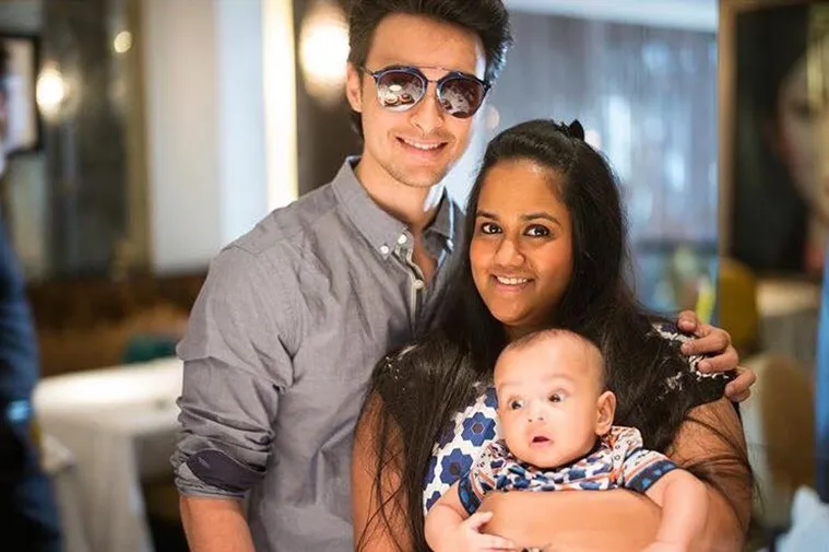Aayush Sharma, Arpita Khan and Ahil