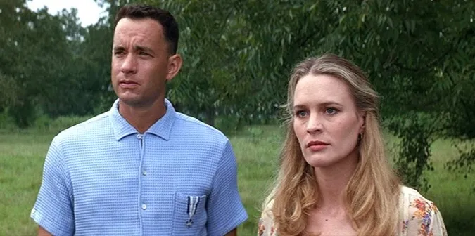 Tom Hanks and Robin Wright in Forrest Gump