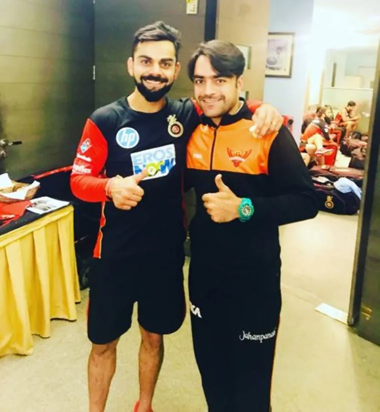Virat Kohli and Rashid khan