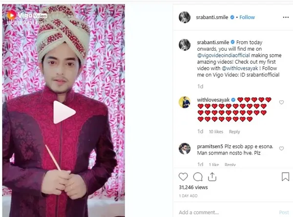 Sayak Chakraborty emotional over working with Srabanti Chatterjee