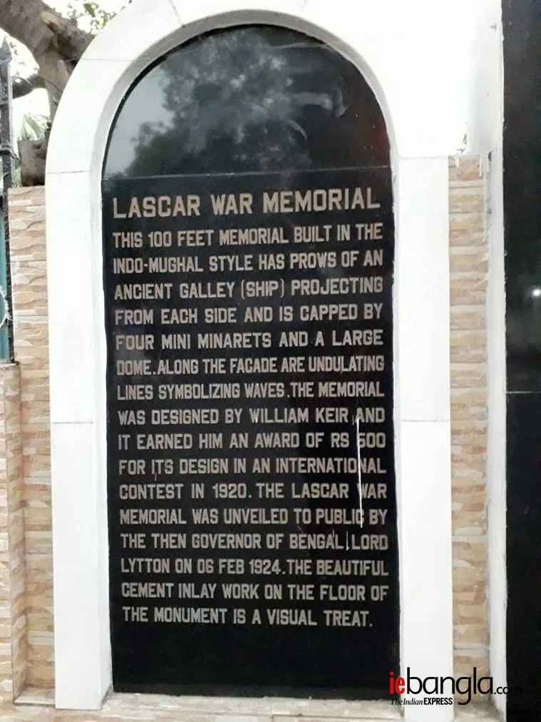 kolkata heritage lascar war memorial