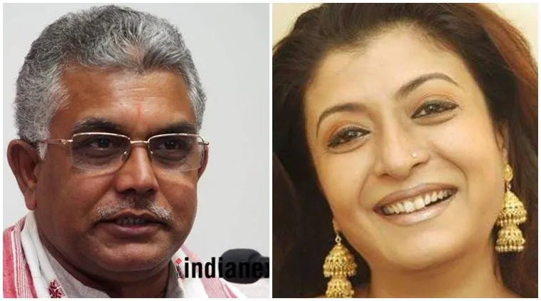 dilip ghosh, দিলীপ ঘোষ, Debashree Roy, দেবশ্রী রায়, sovan chatterjee, শোভন চট্টোপাধ্যায়, baisakhi banerjee, বৈশাখী বন্দ্যোপাধ্যায়, বিজেপিতে দেবশ্রী রায়, দেবশ্রী রায়ের খবর, দিলীপ দেবশ্রী, dilip debashree, deboshree