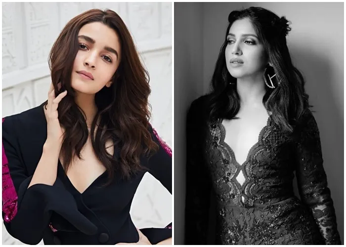 Alia Bhatt Bhoomi Pednekar in Karan Johar Takht
