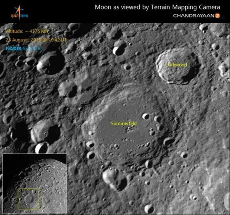 chandrayaan 2 moon photos