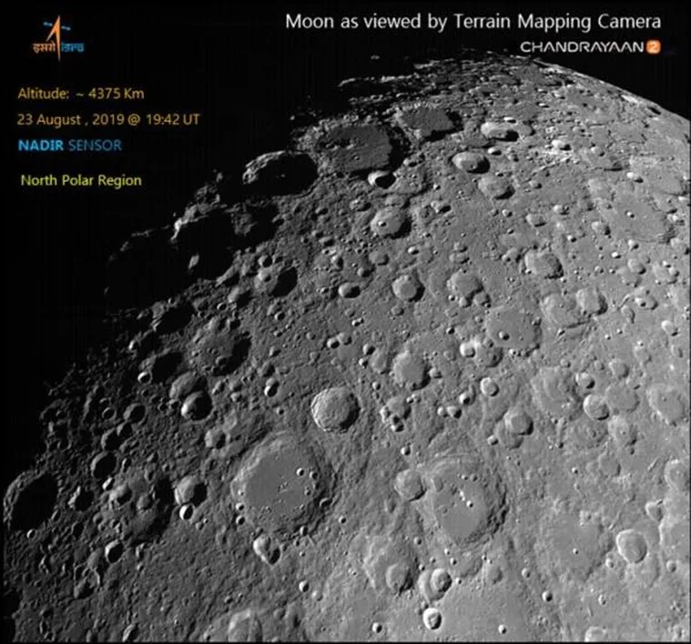 chandrayaan 2 moon photos