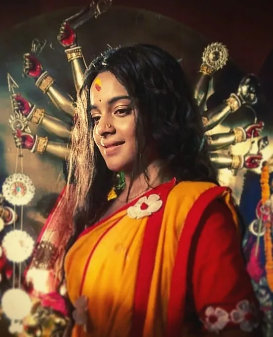 Bengali serial actress Sampurna Mondal in Durga Durgeshwari