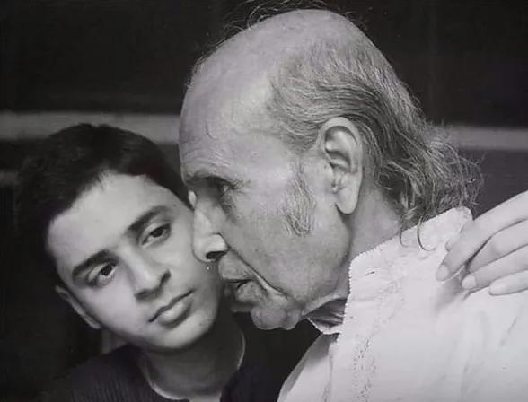 Trinayani actor Neil Chatterjee with his grandfather Anal Chatterjee