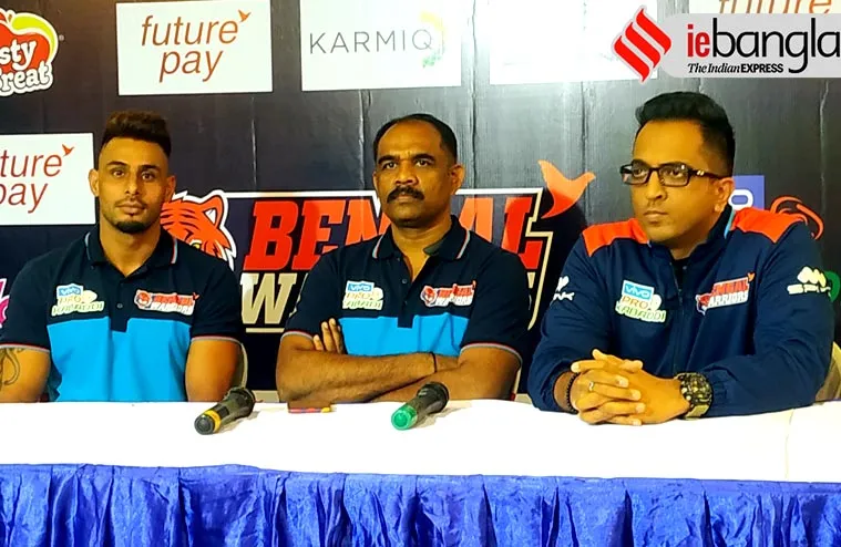  Bengal warriors ready to roar during the home leg in Kolkata