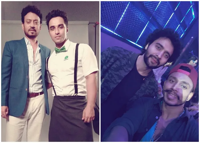 Arup with Irrfan Khan and Surojit with Jackky Bhagnani 