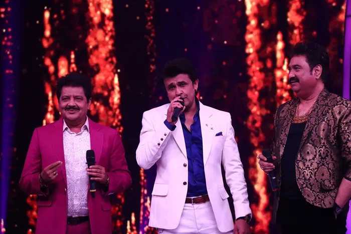 Udit Narayan, Sonu Nigan and Kumar Shanu in Super Singer Junior Finale