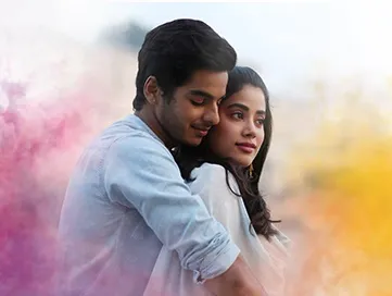 Ishan Khatter and Janhvi Kapoor in Dhadak