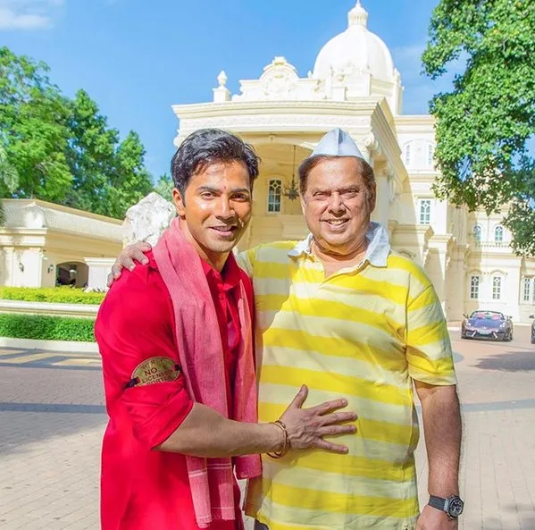 Varun Dhawan with father David Dhawan