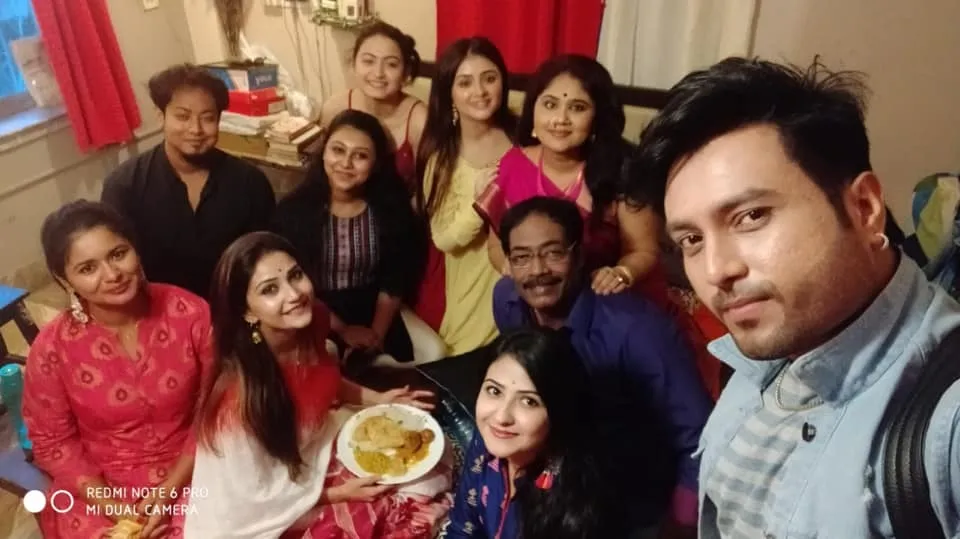 Arka Jyoti Paul Choudhury, Sohini Guha Roy, Pallabi Dey in Durga Puja 2019