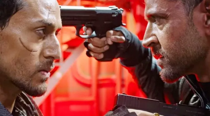 Hrithik Roshan and Tiger Shroff in War