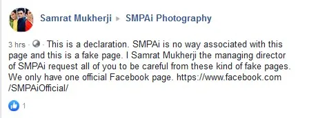 Samrat Mukherjee Declaration
