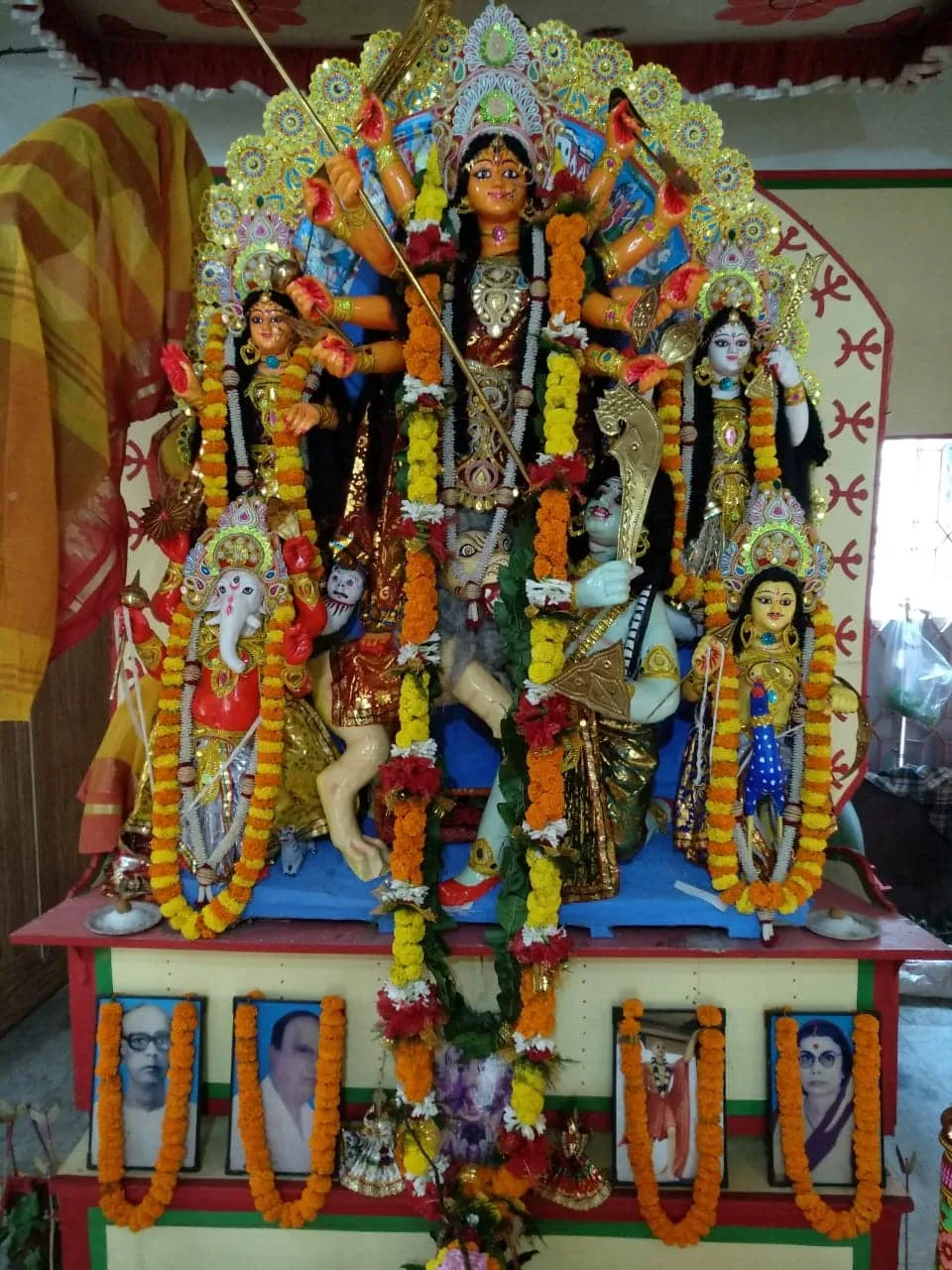 Shibdas Mukherjee family puja of Habra