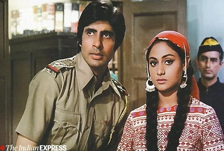 Amitabh Bachchan and Jaya Bhaduri in film Zanjeer. (Photo: Express Archive