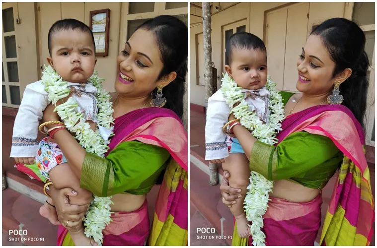 Star Jalsha Ke Apon Ke Por actor Biswajit Ghosh son first rice at Ramakrishna Mission