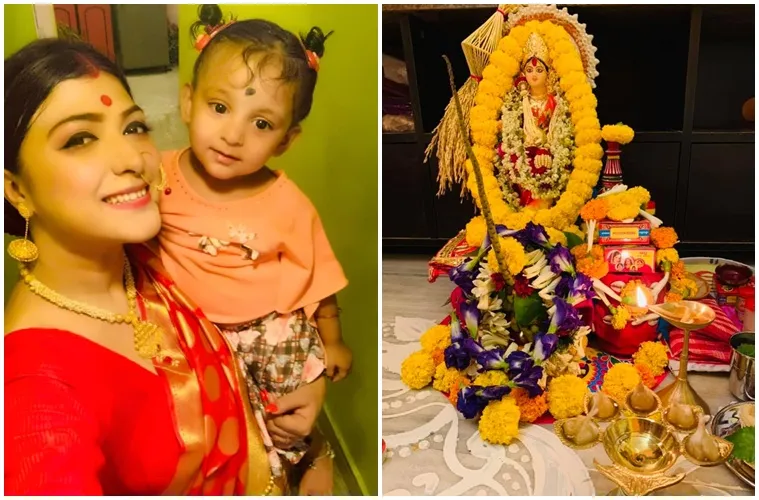 Laxmi Puja 2019 at Riyaa Ganguly's place