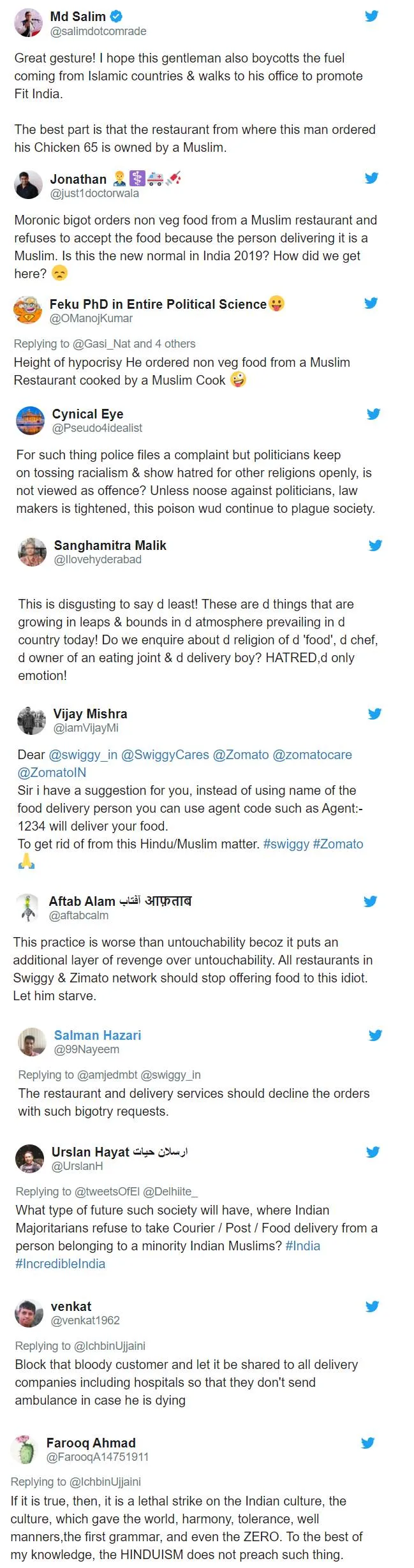 swiggy muslim delivery boy