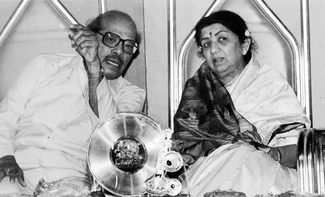 Manna Dey and Lata Mangeshkar