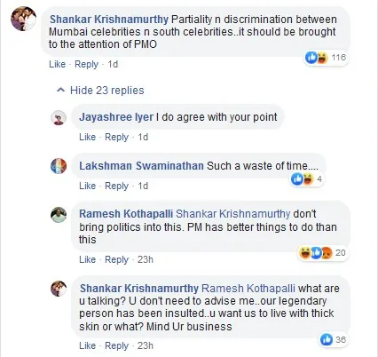 Netizens' reaction on singer SP Balasubrahmanyam's post