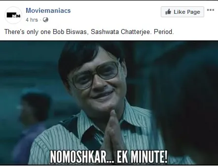 Netizens react on Bob Biswas Announcement