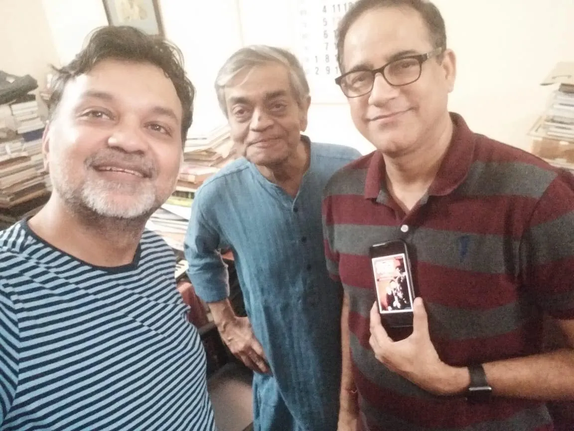 Srijit Mukherjee with Sandip Roy and Rajiv Mehra