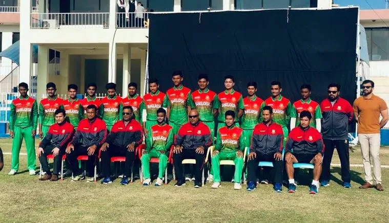 Hasibul Hossain Shanto with Bangladesh cricket team