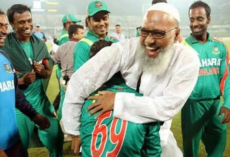 Mushfiqur Rahim and his father Mahbub Hamid