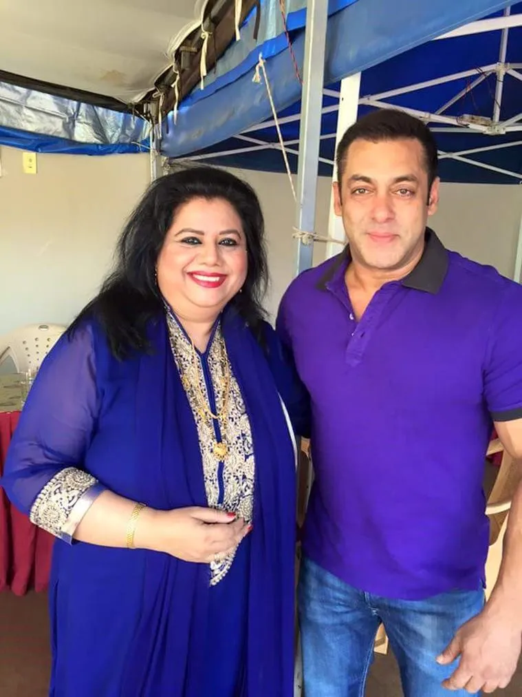 Runa Laila with Salman Khan