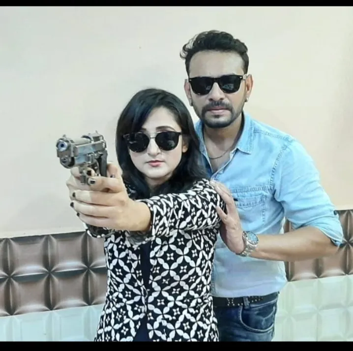 Vinita Chatterjee and Ishaan Mazumder in Cafe Club