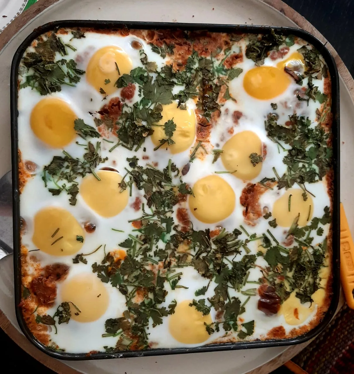 Shaksouka Egg recipe by Rukma Dakshy