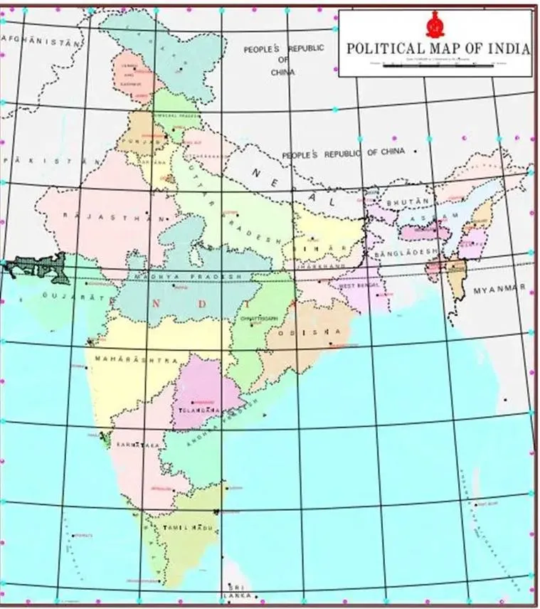 new map of india, ভারতের নতুন ম্যান, দেশের নতুন ম্যাপ, দেশের ম্যাপ, ভারতের ম্যাপ, new india map, ভারতের মানচিত্র, দেশের নতুন মানচিত্র, ভারতের নয়া মানচিত্র, জম্মু-কাশ্মীর, লাদাখ, new india political map, j&k ut, ladakh ut