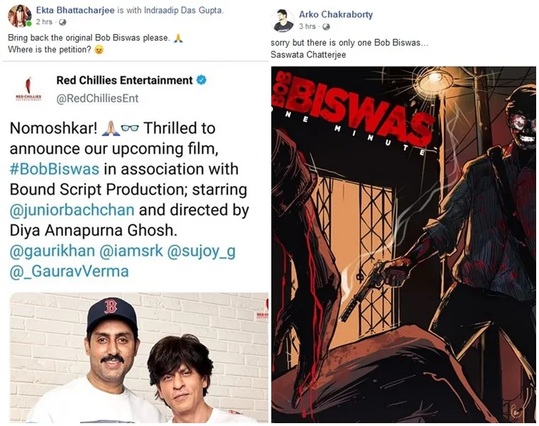 Netizens react on Bob Biswas Announcement