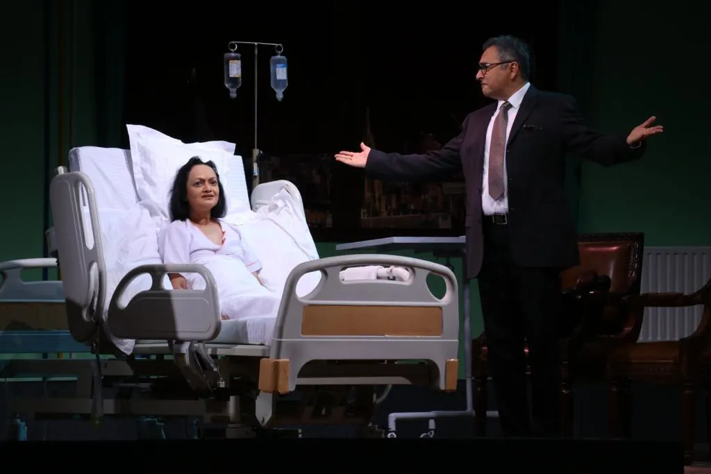 Piali Ray in the play Whose Life Is It Anyway