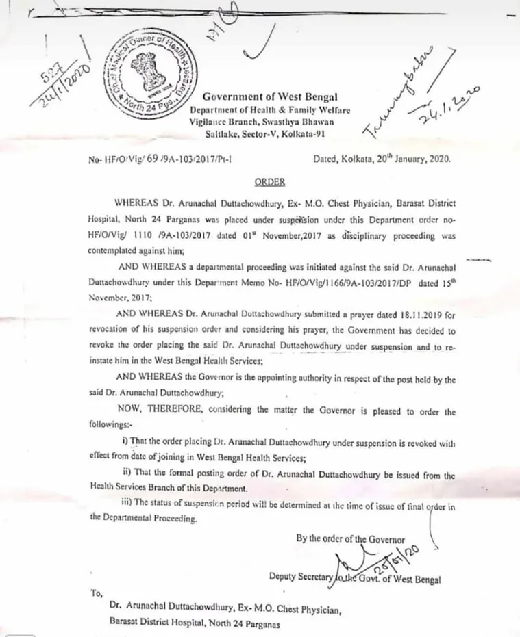 arunachal suspension withdrawan