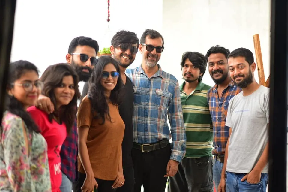 Rajat Kapoor with Shobdo Jobdo team