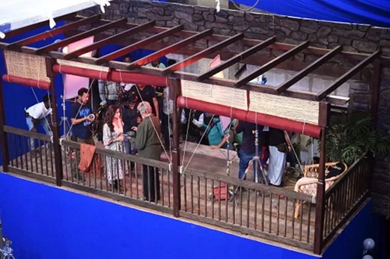 Amitabh Bachchan and Alia Bhatt shot for a scene before the wrap.