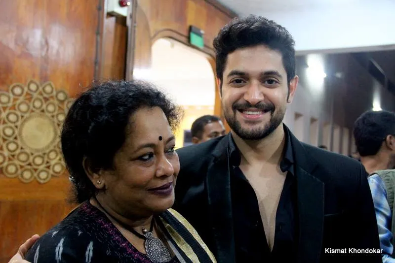 Writer-producer Leena Ganguly with actor Vikram Chatterjee