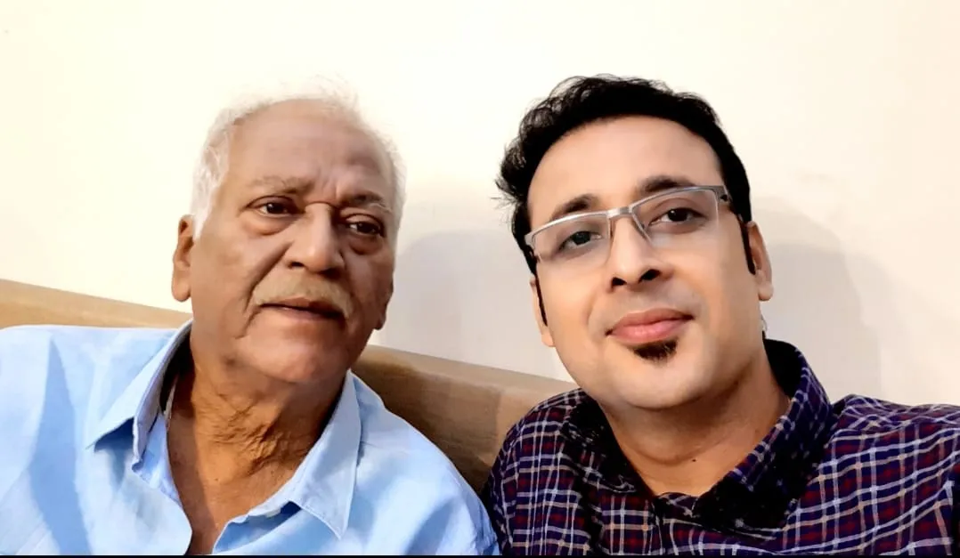 Mohor actor Sourav Chakraborty with Sontu Mukherjee