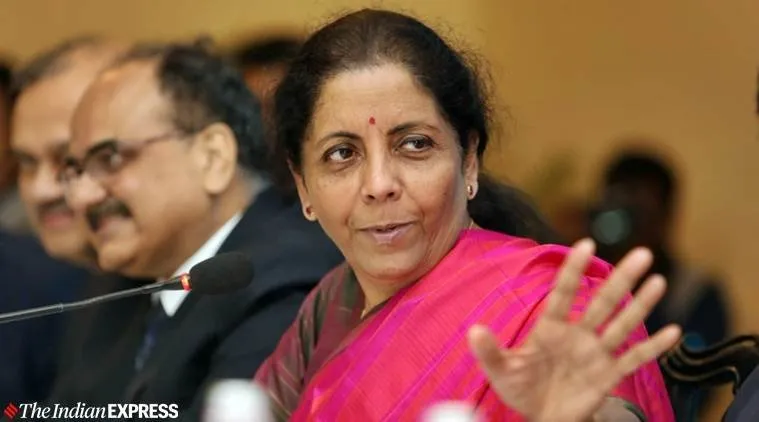 Finance Minister Nirmala Sitharaman
