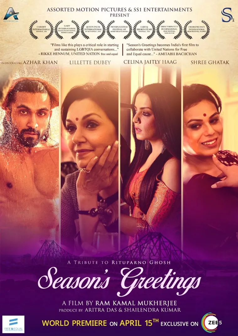 Zee5 will premiere Celina Jaitly Haag Lillette Dubey starrer Ram Kamal Mukherjee's film Season's Greetings