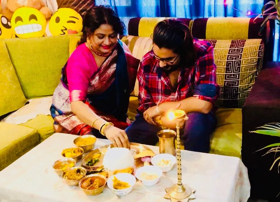 Newly wed Sangit Tewari Sanchari Mondal celebrated Jamai Sasthi amid lockdown